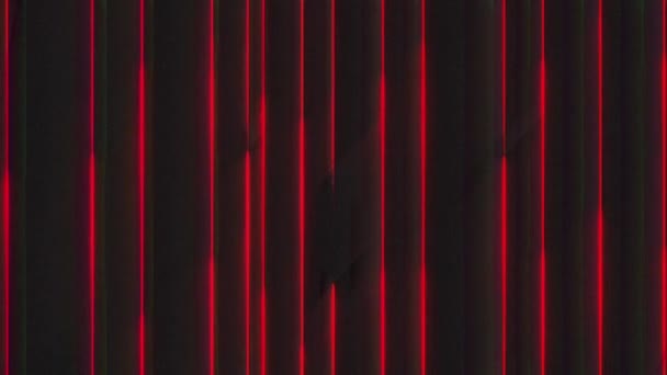 Bandas de aberración cromática generadas por computadora. Pixel ruido multicolor. 3d representación fondo abstracto — Vídeo de stock
