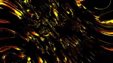 Bilgisayar uçan su püskürtmelerinin etkisini üretti. Sanal arkaplan 3d biçimlendiriliyor