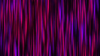 Çok hızlı dikey çizgiler, üç boyutlu görüntüleme. Bilgisayar tarafından oluşturulan renkli perde ve soyut arkaplan