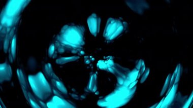 Kabarcık efektli bilgisayar fraktal arkaplan oluşturdu. 3d biçimlendirme geleceksel dokusu