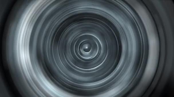 Der Computer erzeugte einen Trichter aus unscharfen Wellen. 3D-Rendering-Hintergrund mit radialer Drehung. — Stockvideo