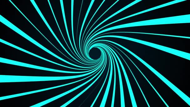 Tunnel futuriste formé de nombreuses lignes colorées, générées par ordinateur. 3d rendu de fond dynamique