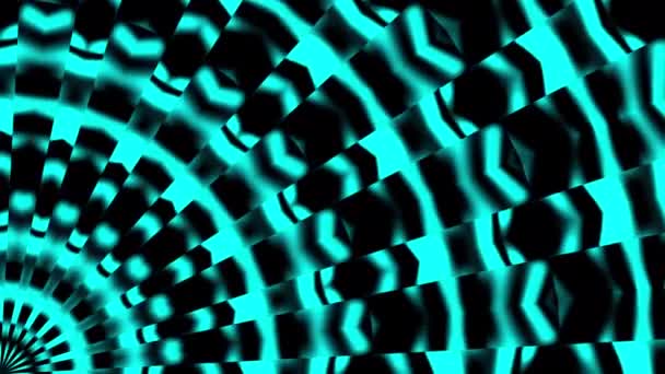 Абстрактный фон с технологией калейдоскопа — стоковое видео