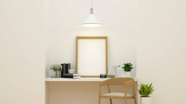 çalışma alanı ve studio - 3d render resim