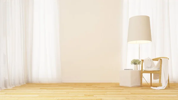 temiz oda çok az alanda Kütüphane - 3d render tasarım