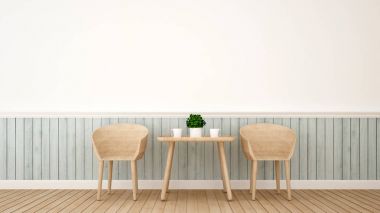 yemek odası ro Restoran - 3d render