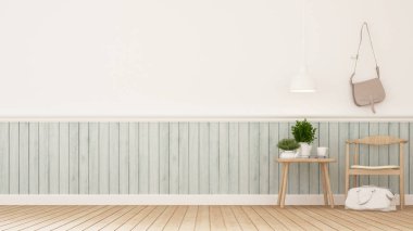 soyunma odası ya da yaşam alanı - 3d render