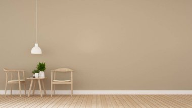 Kafe ya da Restoran - 3d render