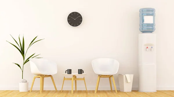 Yaşam alanı veya office-3d render