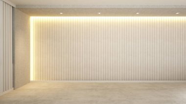 boş oda sıcak sesi sesi resim - 3d işleme için