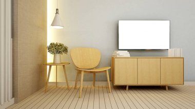 yaşam alanı daire veya kat mülkiyeti - 3d render