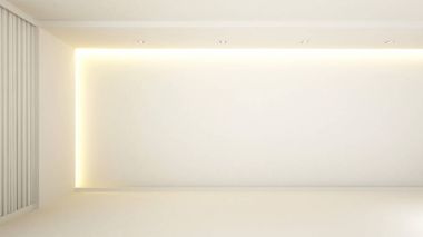 alış veya lobi - 3d render boş Odaya