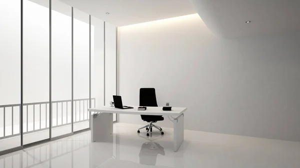 Sala de gerente o sala de pesidencia en el edificio de oficinas - 3D Rendering — Foto de Stock