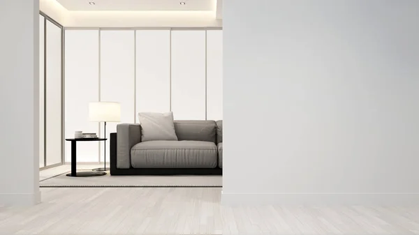 Salon daire veya otel - İç Mimarlık - 3d render