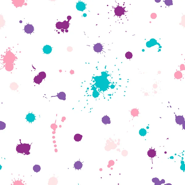 Karışık mürekkep lekesi, Derma beyaz zemin üzerine bırakır. Sorunsuz vektör çizim