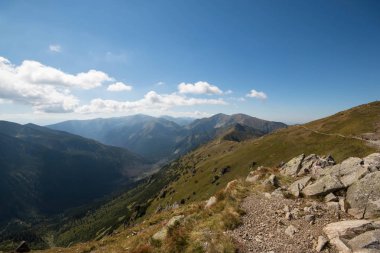 Tatry. Polonya ve Slovakya sınır, sonbahar landskapes.