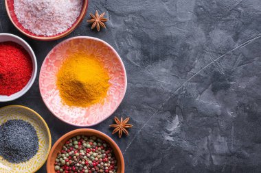 Anason anason star ın Bazaarı, lezzet, biber, kırmızı biber, biber, haşhaş, baharatlar, baharat, baharatlı otlar, zerdeçal karışımı