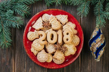 oyuncaklar ve pişirme Noel kompozisyonu