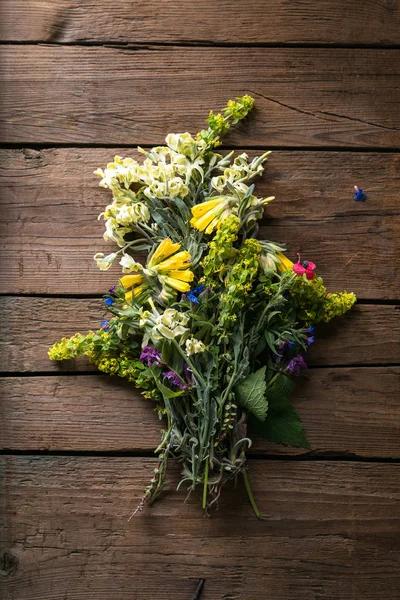 Bouquet Fiori Selvatici Prato Vecchio Bouquet Fiori Selvatici Prato Vecchie — Foto Stock