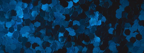 Klassieke Blauwe Glitter Achtergrond Kopieerruimte — Stockfoto