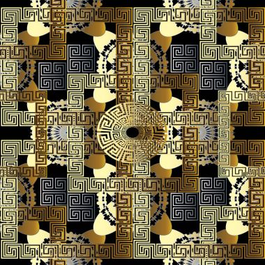 Menderes Yunan anahtar geometrik seamless modeli.