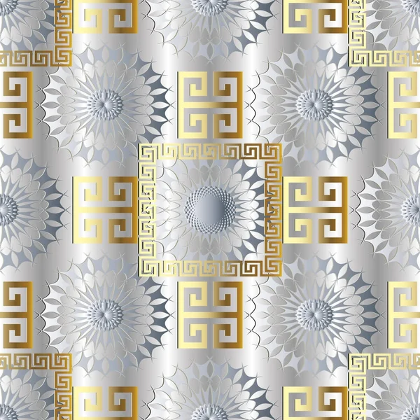 Menderes Yunan anahtar geometrik beyaz seamless modeli.