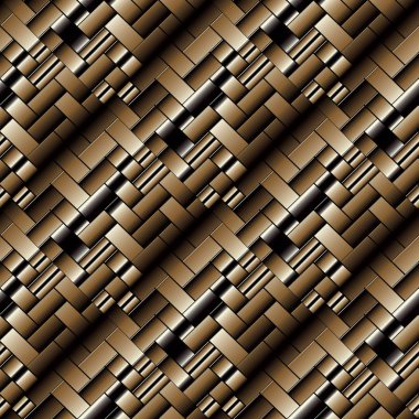 Geometrik seamless modeli denetleyin. 3d dokulu arka plan