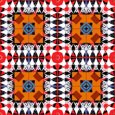 Soyut renksiz vektörsüz desen. Süslü geometrik 