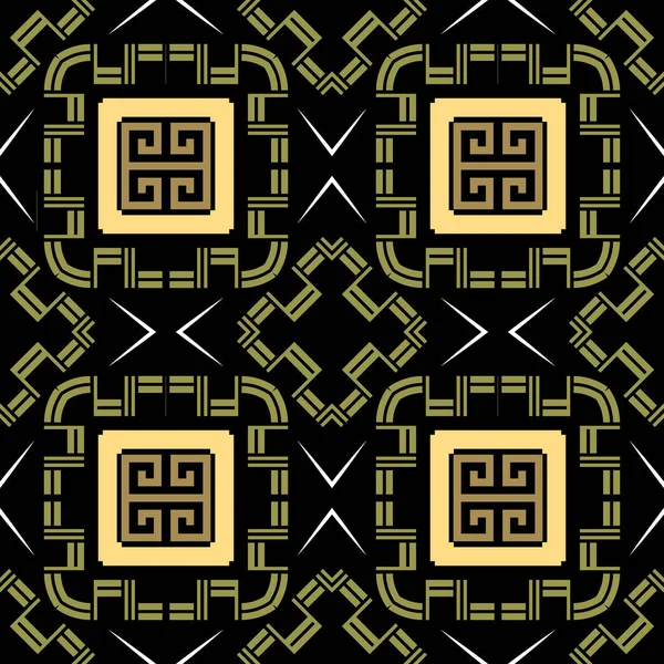 Tribal Ethnique Coloré Motif Sans Couture Fond Géométrique Ornemental Vectoriel — Image vectorielle