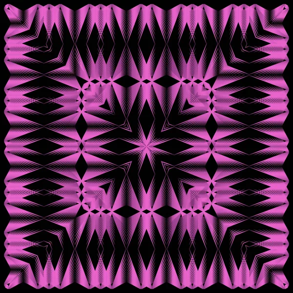 Zigzag Lignes Vectoriel Motif Texturé Fond Carré Rayé Violet Fond — Image vectorielle