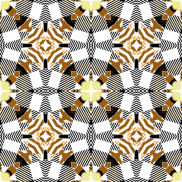 Modèle Sans Couture Carreaux Colorés Fond Tartan Texturé Vectoriel Geometric — Image vectorielle