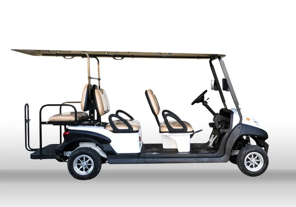 Golf izole araba beyaz arka plan