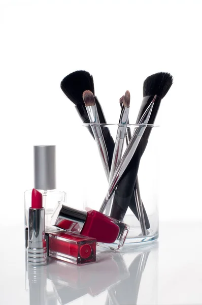 Professionelle Make-up Pinsel und Werkzeuge — Stockfoto