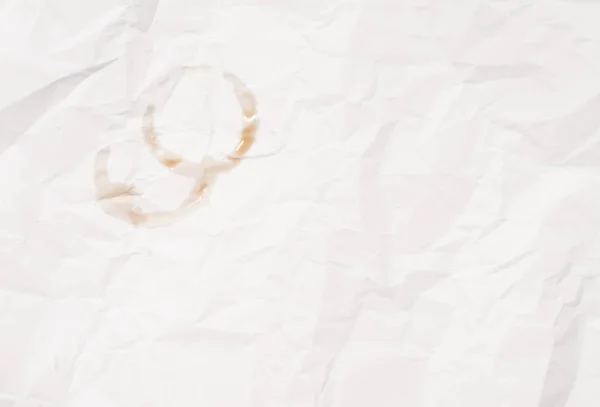 Паперова текстура з плямою від кави — стокове фото