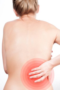 Kadın sırt, sırt ağrısı, ağrı kavramı