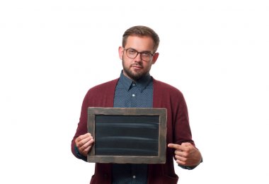 iş adamı holding boş yazı tahtası