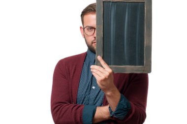 iş adamı holding boş yazı tahtası