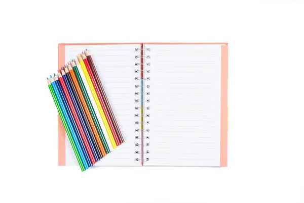 School supplies on white background. — Stock Photo, Image