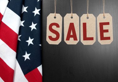 Amerika Birleşik Devletleri bayrağı. Amerikan tatil. Satılık.