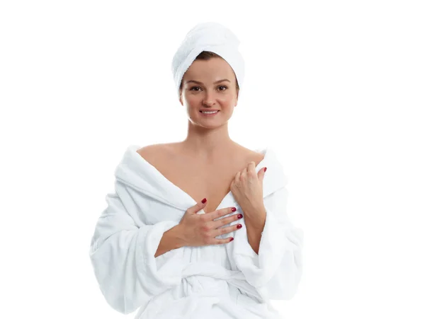 Beautiful young woman with clean fresh skin. Facial treatment. Beauty and spa . — Stock Photo, Image