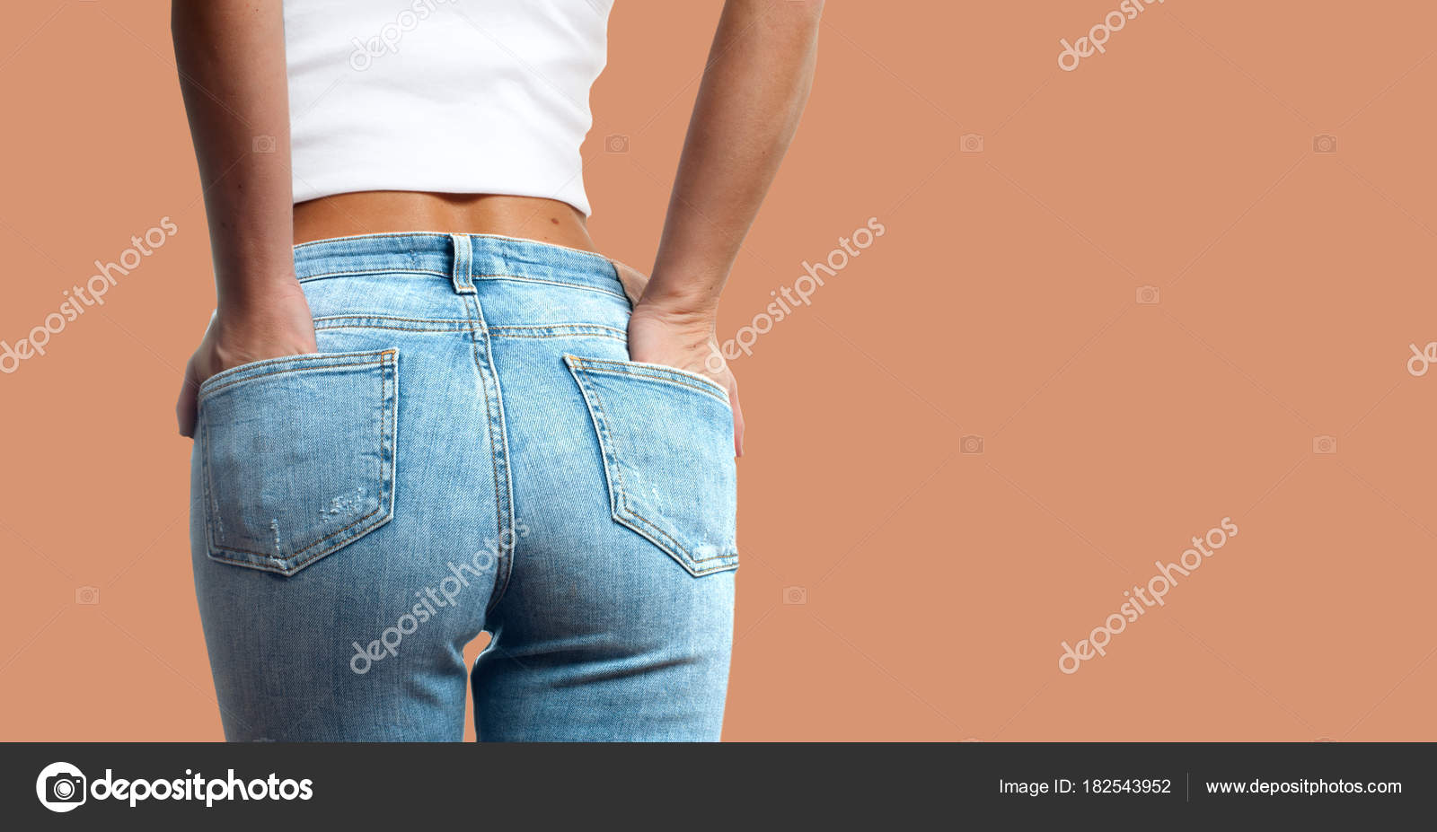 Women wearing tight pants