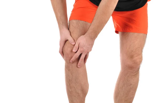 膝关节疼痛的人 — 图库照片