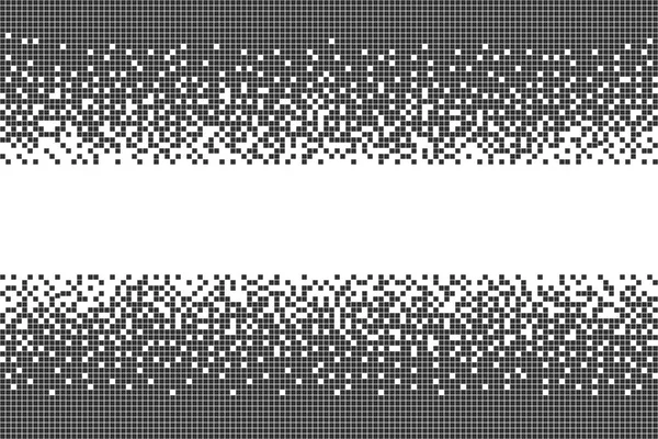 Pixel art banner — Stockvector