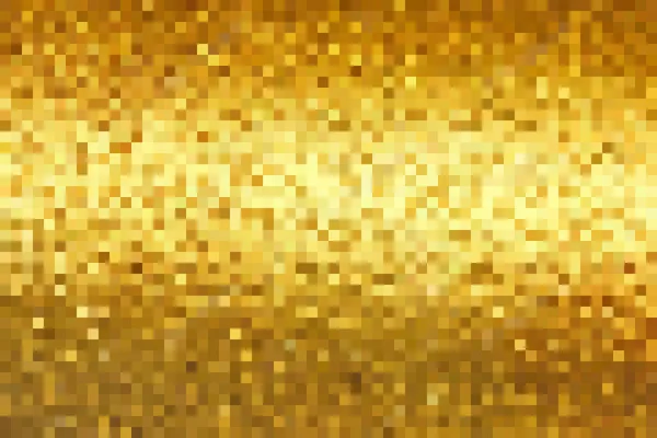 Fundo de pixel dourado e brilhante —  Vetores de Stock