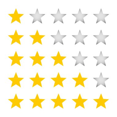 Bir beş yıldızlı derecelendirme