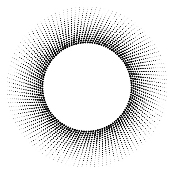 Fond de points ronds avec espace pour insérer du texte — Image vectorielle