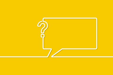 Satır resmi konuşma balonu