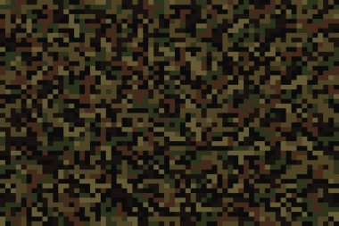 Sorunsuz orman piksel kamuflaj