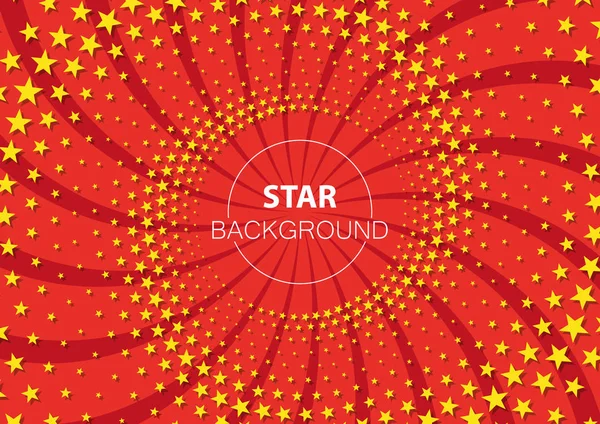 Bir logo veya metin eklemek için yarım ton yıldız içeren özgün soyut arkaplan