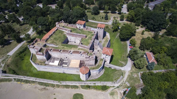 Aerial view of Baba Vida Fortress, Vidin, Bulgaria — Stock Photo, Image